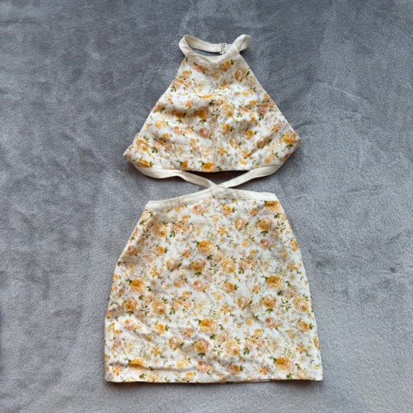 Significant Other Ari Cutout Rosalie Floral Mini Dress XS - Picture 3 of 7